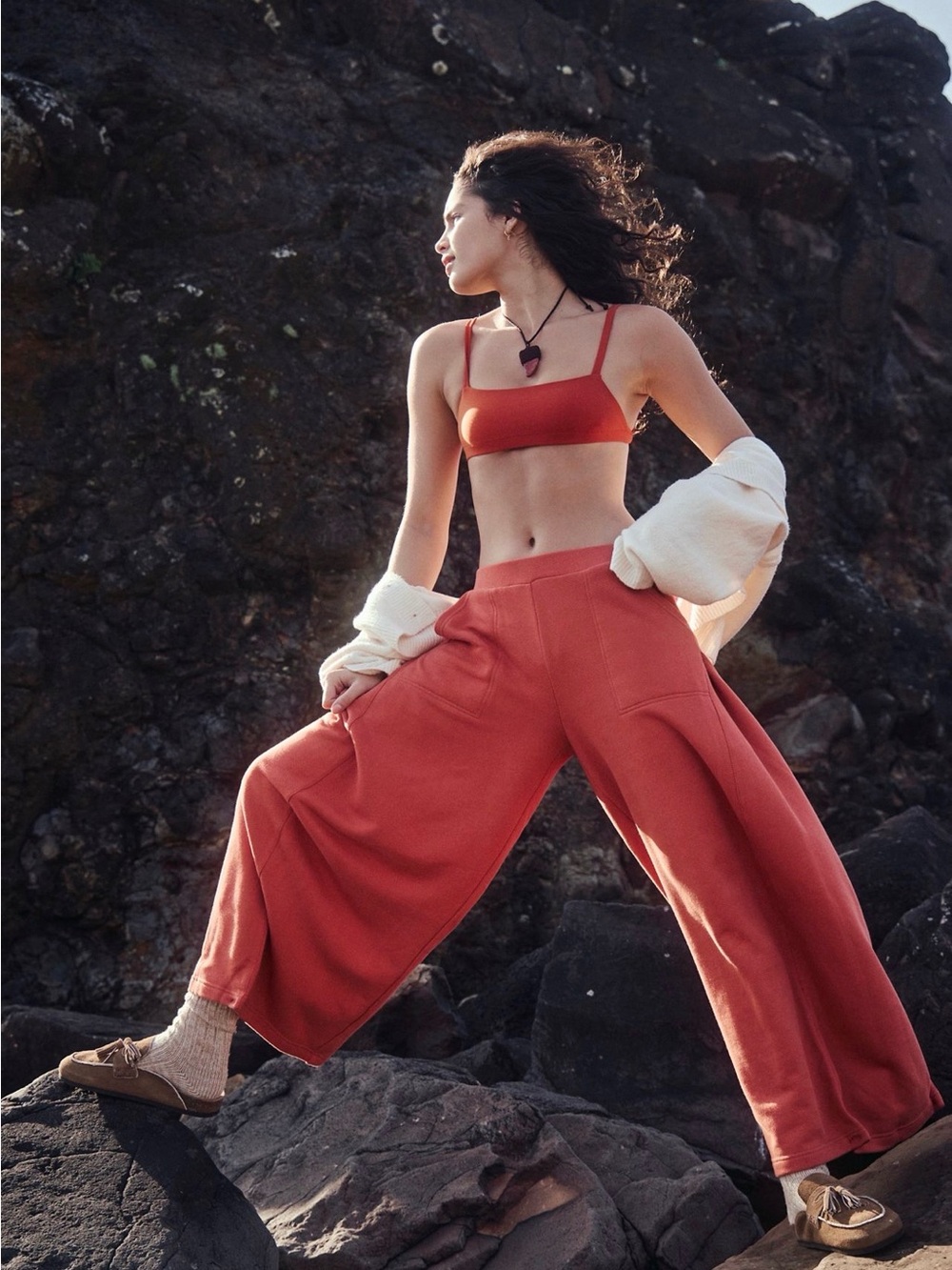 NWT: Free People Free-est Marina Barrel pants